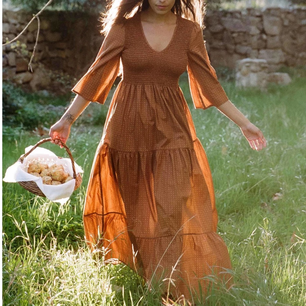 CHRISTY DAWN The Basil in Maple Daisy Dot Size XS, like new!